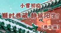 【節(jié)氣養(yǎng)生】小雪初臨：順時(shí)養(yǎng)藏，靜候陽(yáng)生！
